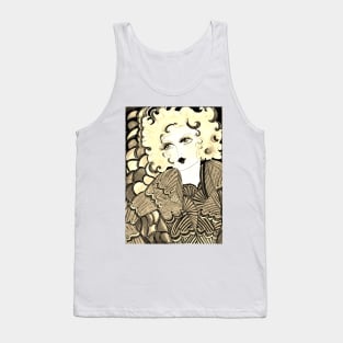 BLONDE DOLLY FLAPPER ,,,House of Harlequin Tank Top